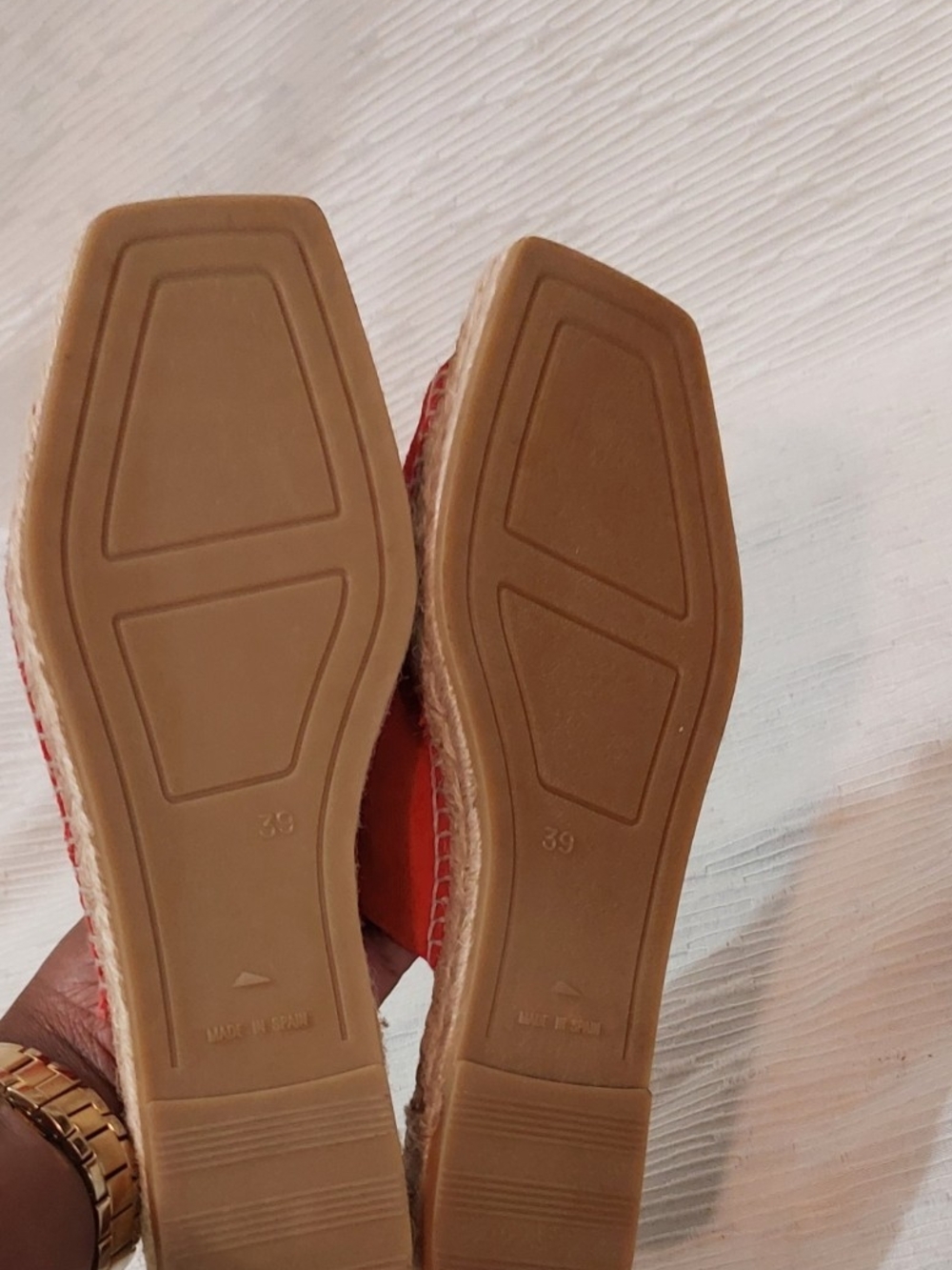 Gaimo Red Suede Open-Toe Slide Mules Women's Size 8 / 39 - Picture 9 of 12